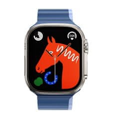 Hoco Pasek za Apple Watch Hoco magnetni silikon 38/40/41 mm AS102 temno modra z svetlo modro