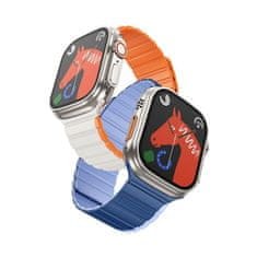 Hoco Pasek za Apple Watch Hoco magnetni silikon 38/40/41 mm AS102 temno modra z svetlo modro