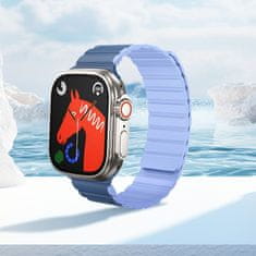 Hoco Pasek za Apple Watch Hoco magnetni silikon 38/40/41 mm AS102 temno modra z svetlo modro