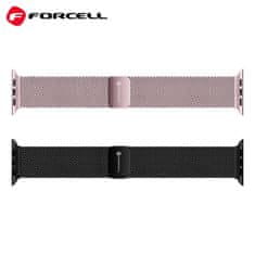 FORCELL Pasek za Apple Watch Forcell F-Design FA14 magnetni jeklo 38 / 40 / 41 mm roza