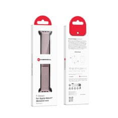 FORCELL Pasek za Apple Watch Forcell F-Design FA14 magnetni jeklo 38 / 40 / 41 mm roza