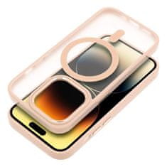 OEM MATTE MAG COVER ovitek, združljiv z MagSafe za iPhone 15 Pro Max, roza