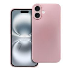 OEM METALLIC etui za IPHONE 16 Plus roza