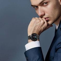 Dux Ducis DUX DUCIS pasek MILANESE magnetni iz nerjavečega jekla 22 mm črn