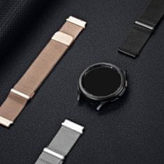 Dux Ducis DUX DUCIS pasek MILANESE magnetni iz nerjavečega jekla 22 mm črn