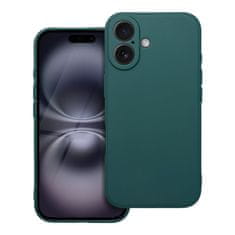 OEM MATT etui za iPhone 16 temnozelen