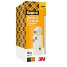 Scotch Scotch Transparent Tape 508, 19 mm × 33 m, 8 kosov