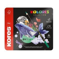 Kores Kolores Selection trikotne barvice, 24 barv