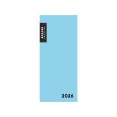 Tedenski dnevnik iz PVC Pastelini blue 2026