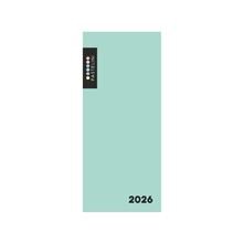 Tedenski dnevnik iz PVC Pastelini zelen 2026