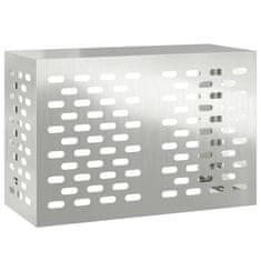 Vidaxl Prekrivalo za klimatsko napravo srebrna 90 x 40 x 60 cm