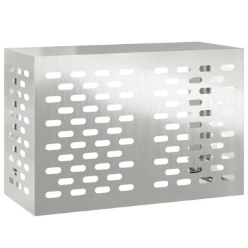 Vidaxl Prekrivalo za klimatsko napravo srebrna 90 x 40 x 60 cm