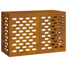 Vidaxl Prekrivalo za klimatsko napravo Rjav 90 x 40 x 60 cm