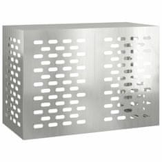 Vidaxl Prekrivalo za klimatsko napravo srebrna 100 x 50 x 70 cm