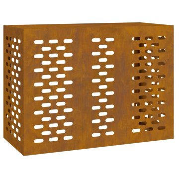 Vidaxl Prekrivalo za klimatsko napravo Rjav 110 x 50 x 80 cm