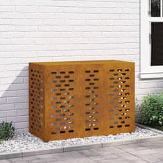 Vidaxl Prekrivalo za klimatsko napravo Rjav 110 x 50 x 80 cm