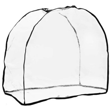 Vidaxl Prevleka za voziček za hišne ljubljenčke Drugo Transparentno