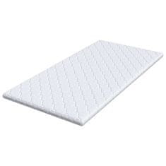 Vidaxl Blazine za vzmetnice Bela 100 x 200 cm PU pena