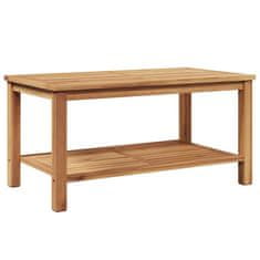 Vidaxl Klubska miza Rjava 90 x 50 x 45 cm Trden tikov les