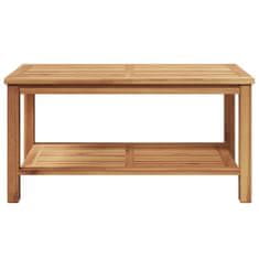 Vidaxl Klubska miza Rjava 90 x 50 x 45 cm Trden tikov les