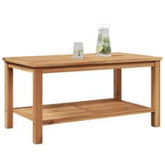 Vidaxl Klubska miza Rjava 90 x 50 x 45 cm Trden tikov les