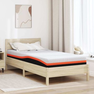Vidaxl Vzmetnice Bela, siva 90 x 190 cm