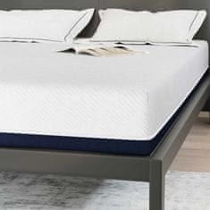Vidaxl Vzmetnice Bela, modra 140 x 200 cm