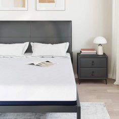 Vidaxl Vzmetnice Bela, modra 140 x 200 cm