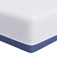 Vidaxl Vzmetnice Bela, modra 140 x 200 cm
