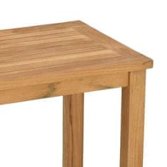 Vidaxl Konzolna miza Rjava 110 x 40 x 45 cm Trden tikov les