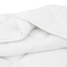 Vidaxl Prešitke in odeje Bela 200 x 220 cm Mikrovlakna