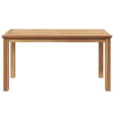 Vidaxl Klubska miza Rjava 90 x 50 x 45.5 cm Trden tikov les