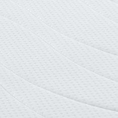 Vidaxl Vzmetnice Bela 180 x 200 cm 100% poliester