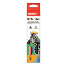 Kores Trikotne barvice KROMAS, 3 mm / 6 barv