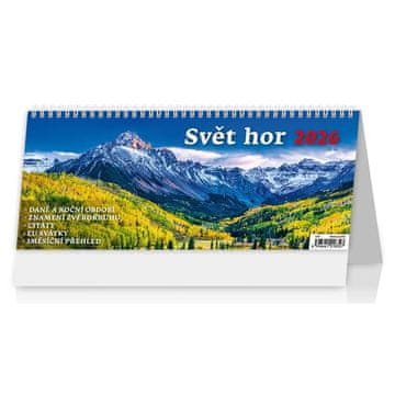 Preglednica koledar 2026 Svet gora