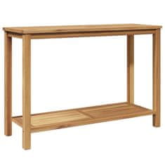 Vidaxl Konzolna miza Rjava 110 x 40 x 45 cm Trden tikov les