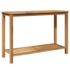 Vidaxl Konzolna miza Rjava 110 x 40 x 45 cm Trden tikov les