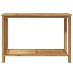 Vidaxl Konzolna miza Rjava 110 x 40 x 45 cm Trden tikov les