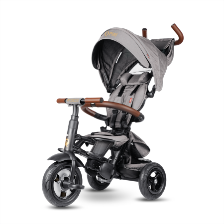  Qplay Rito Deluxe tricikel, siv 