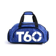 Smania Vodoodporna športna torba SportPack ~ Modro-bela | Športna torba za fitnes | Večnamenska torba za šport