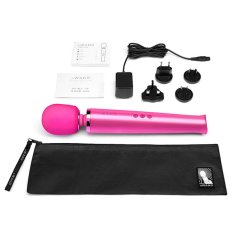 Le Wand Polnjiv masažni vibrator Le Wand, živo roza