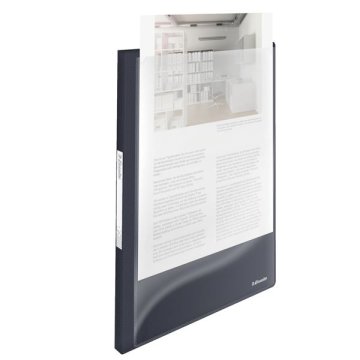 Esselte Katalog knjig sprednji žep VIVIDA, 40 žepov, črna
