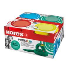Kores Glina za modeliranje MAGIK CLAY, 4 barve