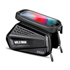 WILD MAN WILDMAN kolesarska torba za okvir z zadrgo 1,2 l (4"-7") ES6 črna