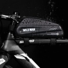 WILD MAN WILDMAN kolesarska torba za okvir z zadrgo 1L EX črna
