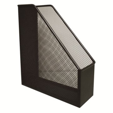 Q-Connect žično stojalo za revije, črno