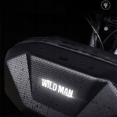WILD MAN WILDMAN kolesarska torba za krmilo z zadrgo 3,5L X9 črna