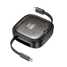 Hoco Vse v enem kabel v kompletu z zamenljivimi končniki Hoco PD 3A 60W 0,95 m U140 črn