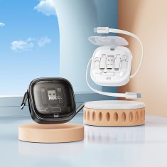 Hoco Vse v enem kabel v kompletu z zamenljivimi končniki Hoco PD 3A 60W 0,95 m U140 črn
