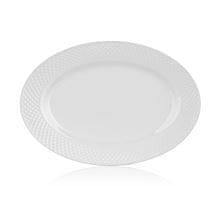 Banquet Ovalni krožnik Diam.Line-bela, 34,5x24,2cm, 1 kos